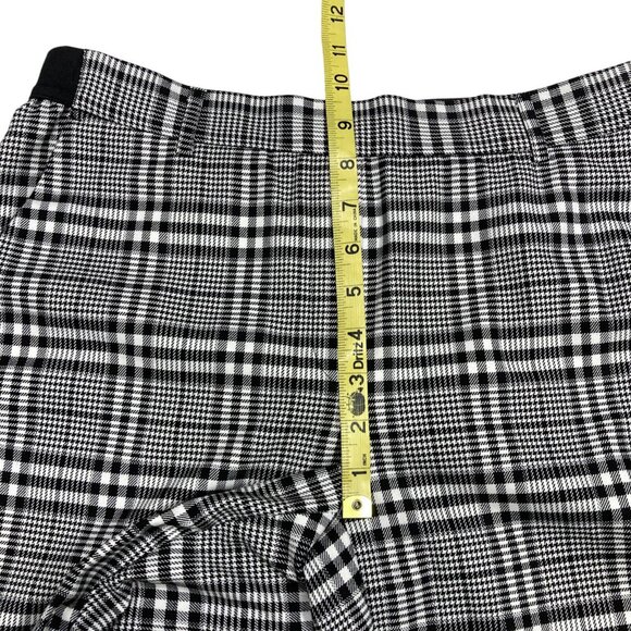 H&M Houndstooth Pants, Size 8, Pull-On Elastic Waist, Ankle Length, Pockets, NEW - Picture 8 of 12